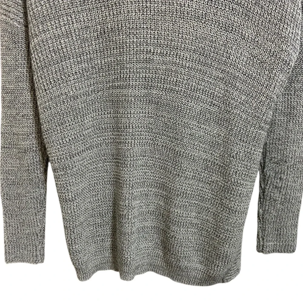 ASTR The Label Grey Knit Wrap Front Long Sleeve Sweater Office Top Women's Small